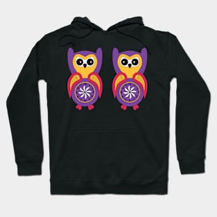 Twin birds baby owls Hoodie